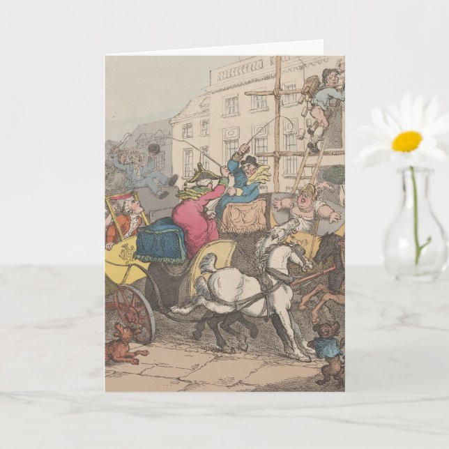 London - Folded Greeting Card (Small Plant)