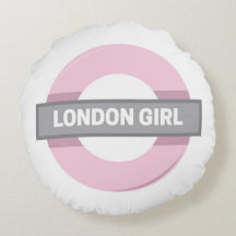 London Girl Underground Tube Sign