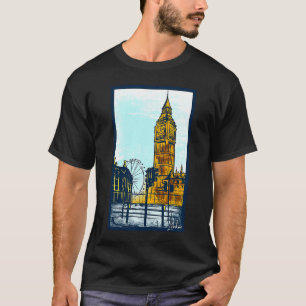 London Great Britain and Big Ben T-Shirt