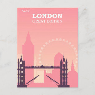 London Great Britain UK Vintage Travel Postcard