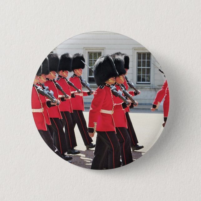 London Guards 2 Inch Round Button (Front)