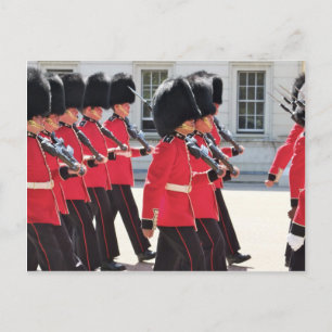 London Guards Postcard