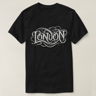 London Heavy Metal Calligraphy - London Metalheads T-Shirt