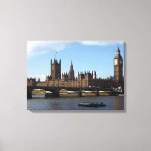 London Houses of Parliament Canvas Print