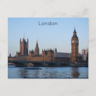 London - Houses of Parliament Holiday Postcard