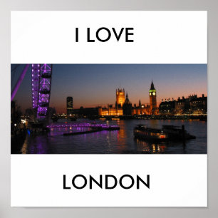london, I LOVE , LONDON Poster