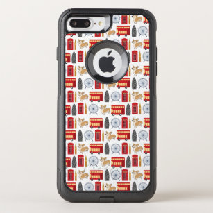 London Icon Collage OtterBox Commuter iPhone 8 Plus/7 Plus Case