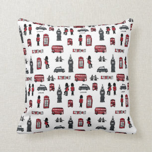 London icons throw pillow