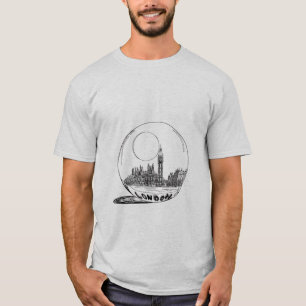 London in a glass ball . T-Shirt