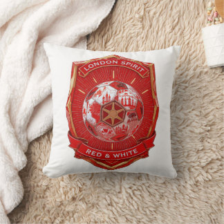 London is Red, London Heritage. Football Gift Throw Pillow