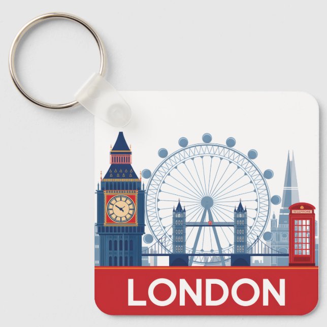 London Keychain (Front)