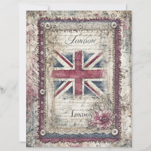 London & Lace Decoupage Scrapbook Paper