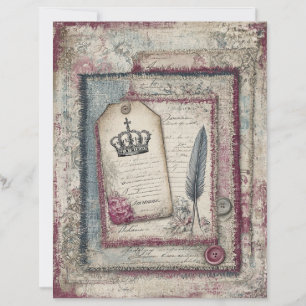 London & Lace Decoupage scrapbook paper