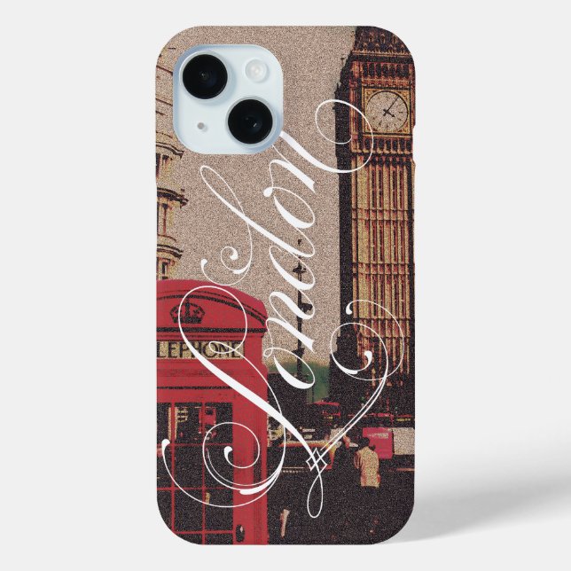 London Landmark Vintage Photo Case-Mate iPhone Case (Back)