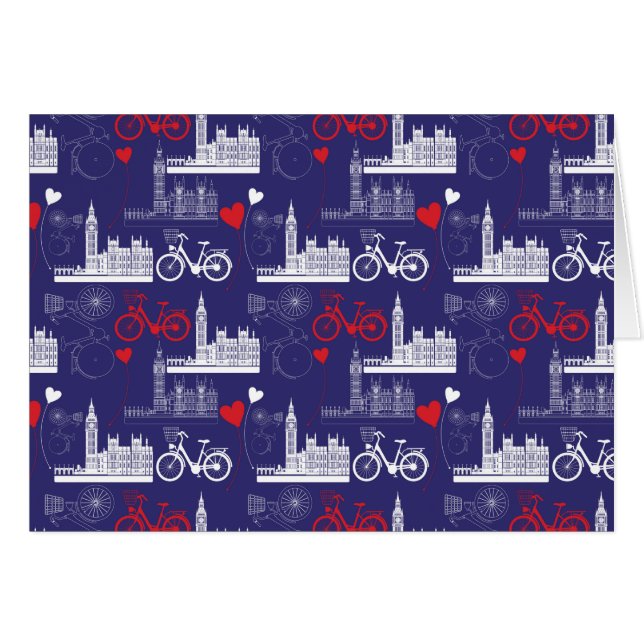 London Landmarks Pattern (Front Horizontal)