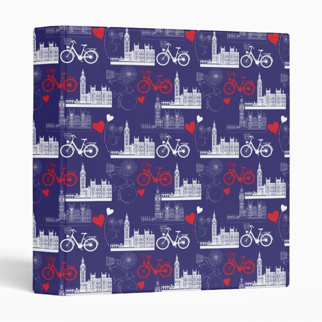London Landmarks Pattern Binder (Front/Spine)