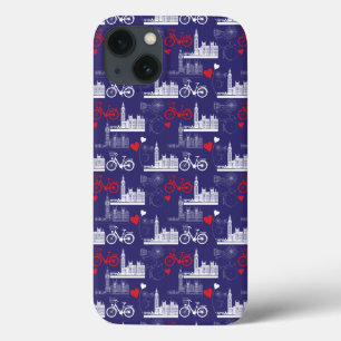 London Landmarks Pattern iPhone 13 Case