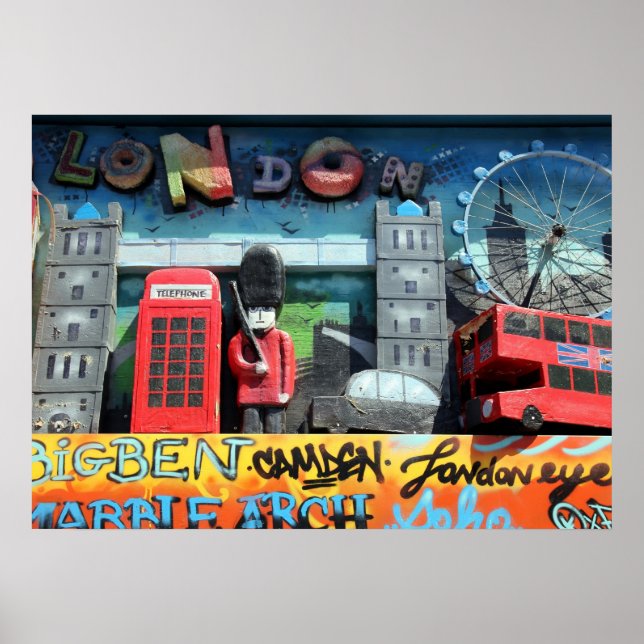 London Landmarks Poster (Front)