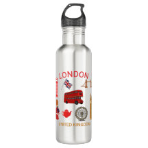 London Landmarks Travel-Themed Print