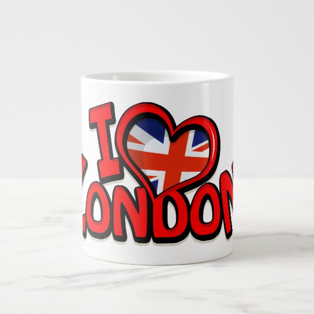 London Large Coffee Mug (Front)