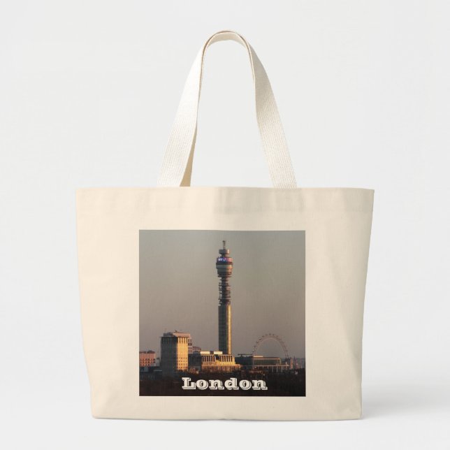 London Large Tote Bag (Front)
