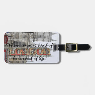 London Luggage Tag