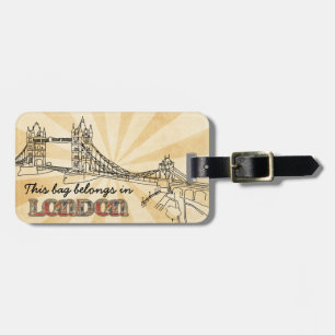 London Luggage Tag Bag Tag