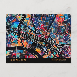 London map Postcard