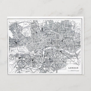 London Map Postcard