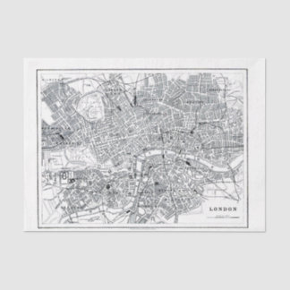 London Map Tissue Paper