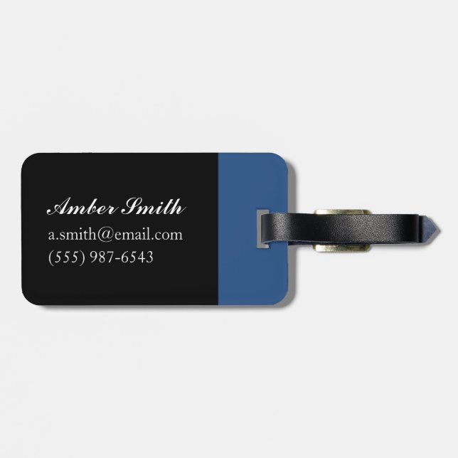 London Marathon 1996 Luggage Tag (Back Horizontal)
