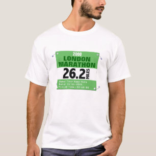 London Marathon Runner, 26.2 Miles Personalized T-Shirt