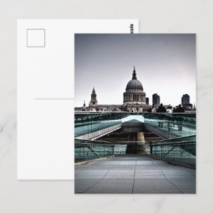 London - Millennium Bridge & St Pauls (6334) Postcard