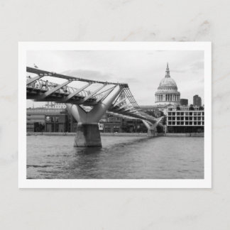 London: Millennium Bridge & St. Paul's Cathedral Postcard
