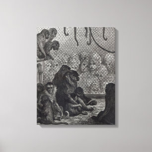 London' Monkeys Canvas Print