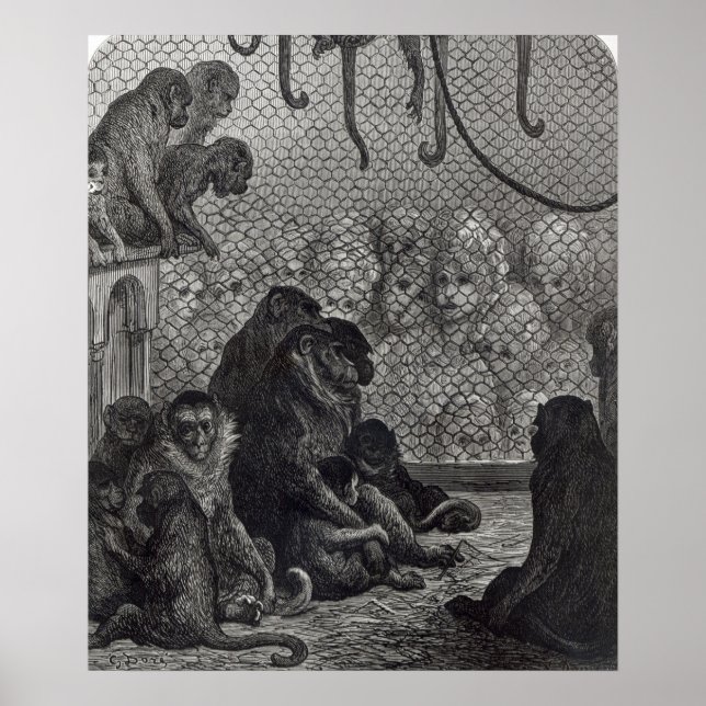 London' Monkeys Poster (Front)