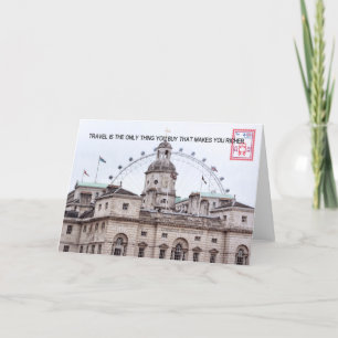 LONDON OLD AND NEW Greeting Card