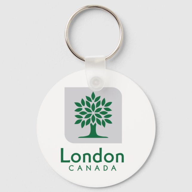 London, Ontario flag Keychain (Front)