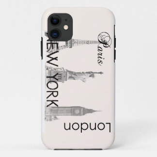 London, Paris, New York iPhone 11 Case
