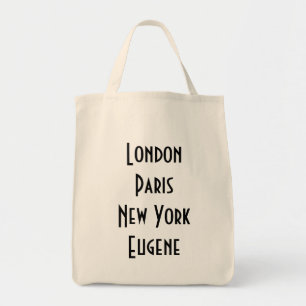 London Paris New York Eugene Tote Bag