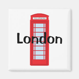 London phone booth magnet