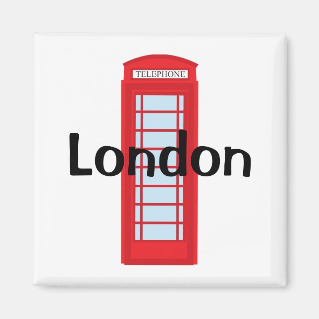 London phone booth magnet (Front)