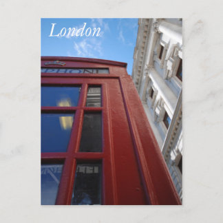 London Phone booth Postcard