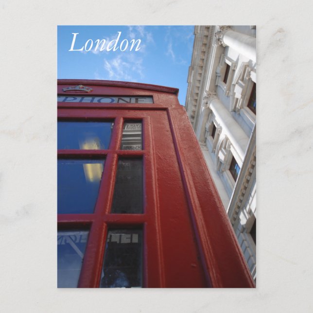 London Phone booth Postcard (Front)