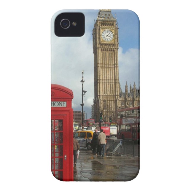 London Phone box & Big Ben (St.K) Case-Mate iPhone Case (Back)