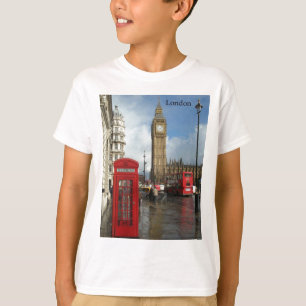 London Phone box & Big Ben (St.K) T-Shirt
