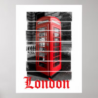 London Phone Box Vintage Souvenir
