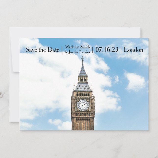 London Photo - Save the Date (Front)