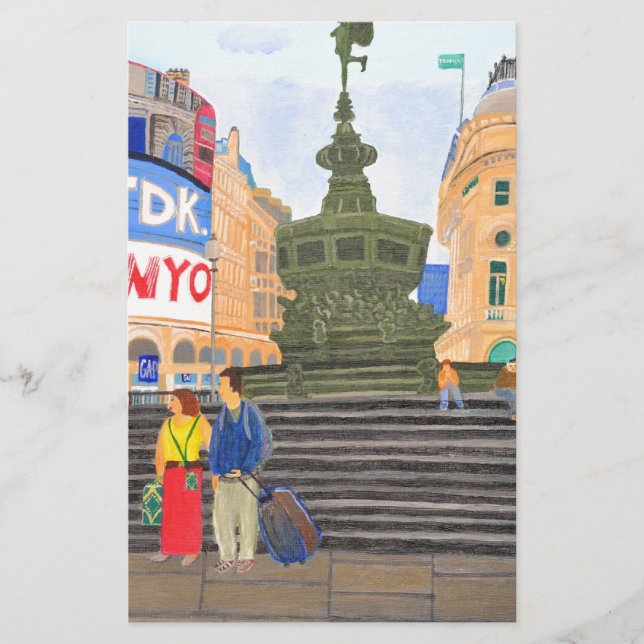 London, Piccadilly Circus Stationery (Front)