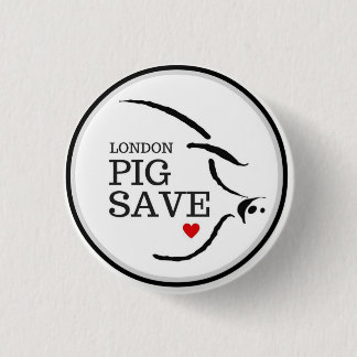 LONDON PIG SAVE LOGO BUTTON